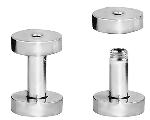 Forbidden Body Jewelry 1.2mm - 16mm Surgical Steel Ear Gauges Screw Fit Tunnels, Tunnel Plug Earrings Sold as a Pair - style: 2.5mm (10 Gauge)