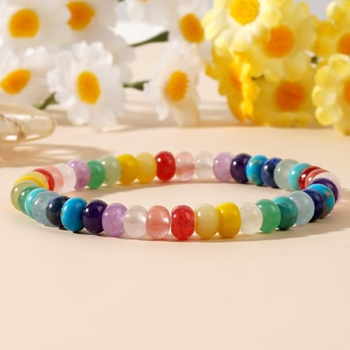 Crystal Cross Bracelet for Women and Men, Gift Jewelry Jewelry Gift | natural stone beads, crystal beads, cross design, inspirational style, birthday gift, bracelet jewelry for casual styling - color: colors-01