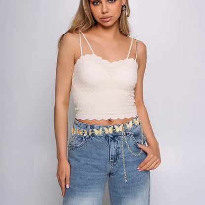 Butterfly Chain Belt - color: Gold