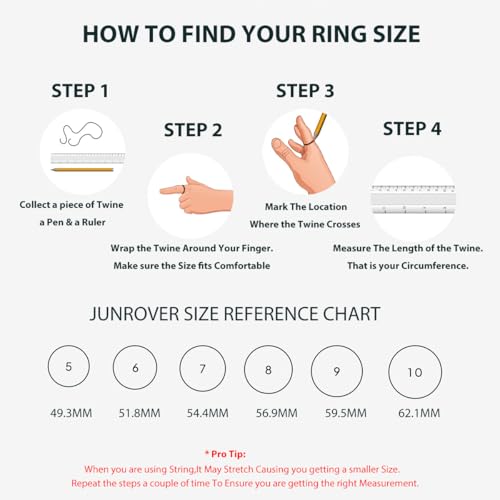 18K Gold Plated Chunky Nugget Rings for Women Stainless Steel Ring Gift Box - color: Silver