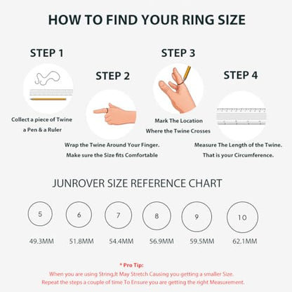 18K Gold Plated Chunky Nugget Rings for Women Stainless Steel Ring Gift Box - color: Silver