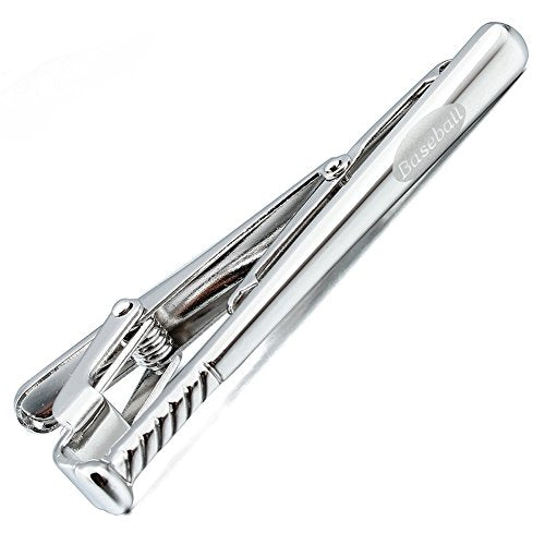 HAWSON 2 inch/ 2.2 inch Tie Clip for Men, Novelty Tie Bar Clip for Men and Boys, Interesting Tie Clip for Party - color: Baseball