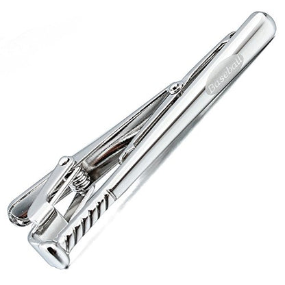 HAWSON 2 inch/ 2.2 inch Tie Clip for Men, Novelty Tie Bar Clip for Men and Boys, Interesting Tie Clip for Party - color: Baseball