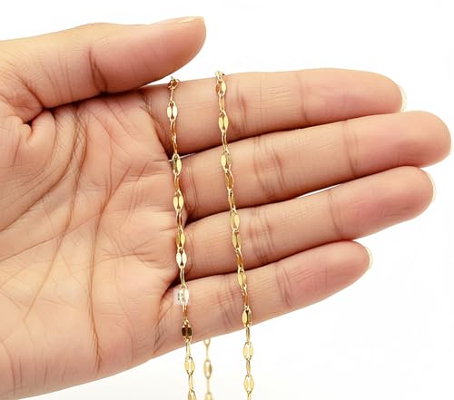 Stainless Steel Chain Ankle Bracelet for Women Adjustable Waterproof Anklet - color: Gold / Double Layer Elongated Mariner