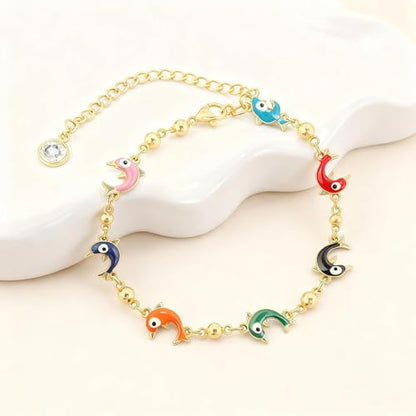 Dainty Bracelet Chain Bracelet Minimalist Jewelry Layering Heart Bracelets Valentines Day Bracelets Gift for Her - color: A4:chain bracelet