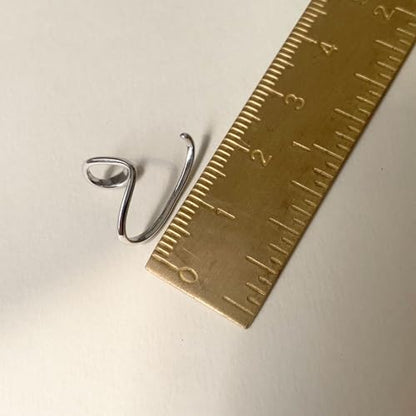 Ear Cuffs Non Piercing Dainty Cartilage Helix Ear Wrap Hypoallergenic Adjustable Clip On Earrings for Women - color: Silver for right ear