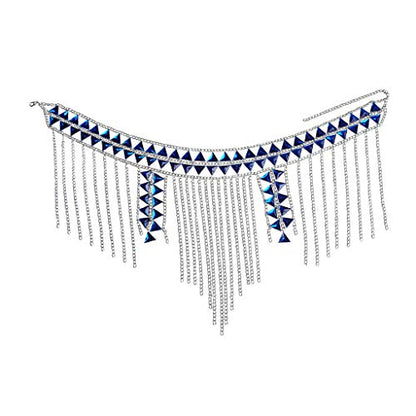 Women's Sexy Suit Body Chain - color: F-Silvery Colour