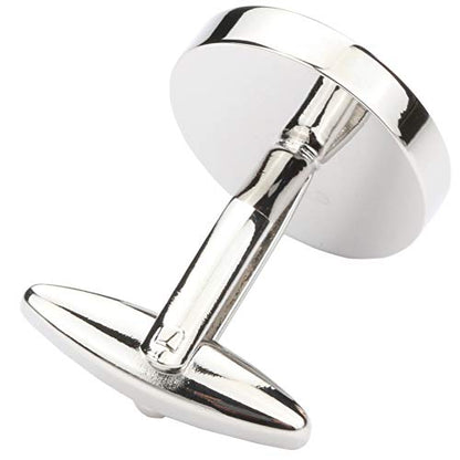 Mens Classic Stainless Steel Initial Cufflinks 26 Alphabet Initial Letter Cufflinks Business Wedding Shirts A-Z - style: F