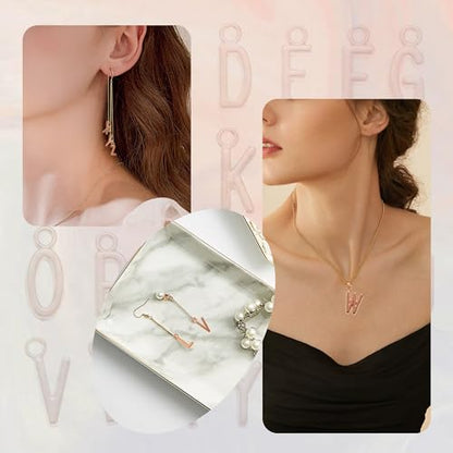 Alphabet Letter Charms - color: Rose gold