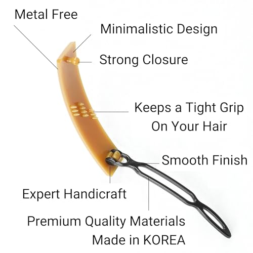 12pcs Hair Barrettes Set for Women and Girls, Hair Clips for Thick Thin Fine Hair, Non-metal Hair Accessories, Non-Slip Grip Handmade Snap Hairpin, BPA Free | Non-metal BPA-free snap hairpins with a non-slip grip for thin, fine or thick hair; handmade in