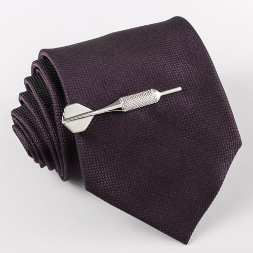 HAWSON Various Tie Clips for Men Unique, Funny Novelty Mens Tie Bar, Personalized Tie Pins for Men, Theme Wedding Party Gifts - style: Dart