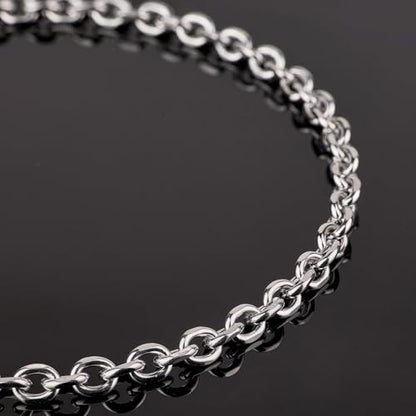 UMAOKANG Stainless Steel Jewelry Making Chain Roll Chunky Cable Chains | 5 Meters Silver Permanent Jewelry Chain Men and Women Necklace DIY Chain with Jump Rings and Lobster Clasps - color: 1.6 Silver Cable