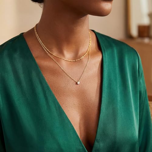 Unisex Celestial Gold Pendant Necklaces, Sun/Moon/Star/Angle Celestial Elements Unisex Choker Gold Lover Chains for Men and Women Jewelry - color: Layer - Gold Diamond