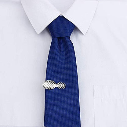 HAWSON 2 inch Tie Clip for Men-Novelty Sport Necktie Bar Clip,Tie Pin,Special Interesting Gift for Men - style: Pineapple