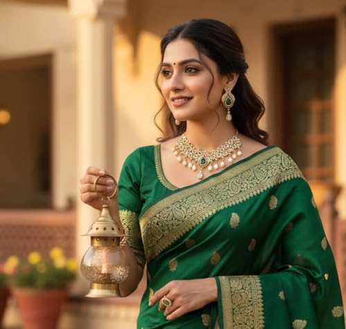 Touchstone Indian Bollywood Traditional Craftsmanship Mughal Designer Jewelry Wedding Necklace Set in Antique Gold Or White Tone for Women. - style: D224 Multicolor