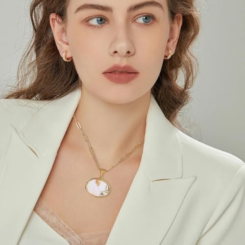 1 Box 10Pcs Oval Cabochon Settings Gold Stainless Steel Bezel 18 x 25mm Metal Photo Cameo Resin Cabochons Blanks Trays Pendant Base Charms for Jewelry Making Earrings Necklaces DIY Crafts - style: gold flattened round