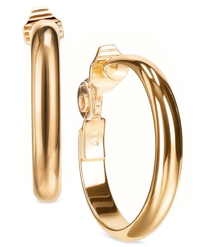 Anne Klein Women's Hoop Earrings, Layered Statement Fashion Jewelry for Everyday and Evening Wear - color: Gold