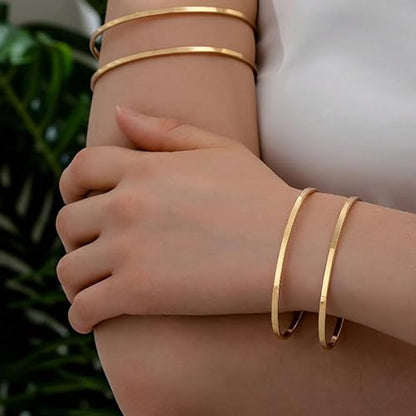 Harry and Henry Arm Cuff Gold Upper Arm Jewelry for Women Adjustable Open Cuff Bangle Bracelets Armband Jewelry Summer Outfits for Women 2026 - color: C:Gold Arm Cuff