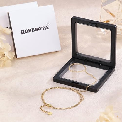 Hand Chain Bracelet Stainless Steel Gold Handchain Bracelets | Non Tarnish Handchain Bracelet for Women Summer Essentials Gold Link Bracelet Beach Waterproof Jewelry - color: Gold Double Layer