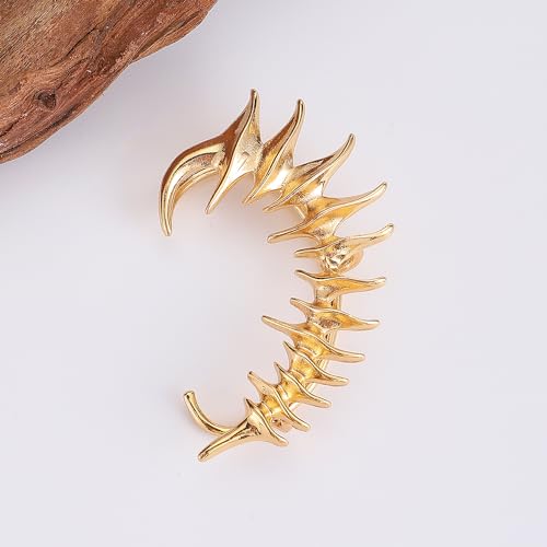 Ear Cuffs for Women Hook without Pierced Ear Bone Clip Climber Earrings Butterfly Shaped Ear Clip Wrap Around Earring No Piercing Cuff Earrings - color: B
