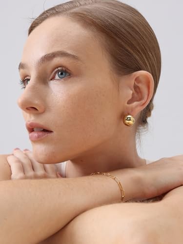 Green Crystal huggie gold hoop earrings for women Girls,14K Gold Plated with 925 Sterling Silver Post color Cubic Zirconia dainty cute Earrings| CZ Stud Earring - color: Solo Gold