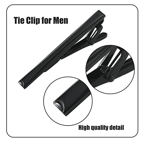 Fashion Necktie Clips Tie Bar Clips Tie Pins Set for Men Pack of 3 - style: Style A