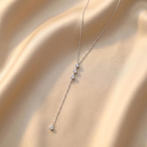 Rhinestone Back Chain Necklace for Women, Bridal Wedding Backdrop Body Jewelry, Pearl Shoulder Back Chain for Backless Dress, Bikini, Prom Evening Party Accessories