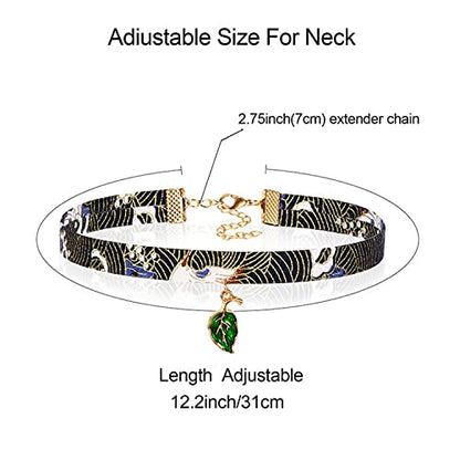 K&Q 30PCS Black Classic Gothic lace Velvet Pendant Necklace Chain Henna Chokers Necklaces Stretch Elastic for Women and teenagers