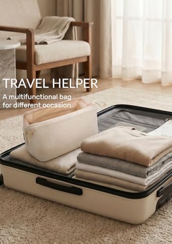 TeeYee Nylon Hair Tools Travel Bag for Dyson Airwrap Quilted Toiletry Bag | Travel Storage Bag for Shark Flexstyle/Curling Iron,Water-repellent,Wide-open,Well-structured,Heat-safe lining,002beige - color: 002Beige