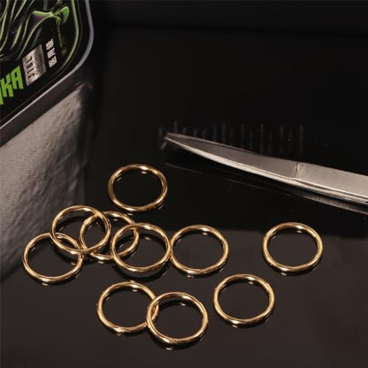 MOQIKAKA16G 18G 20G Surgical Steel Nose Septum Rings Hoops - Stainless Steel Hinged Clicker Segment Nose Rings Hoop Helix Cartilage Daith Tragus Sleeper Earrings, Ear Plugs Tunnels Gauges - color: Classic Gold 15PCS, size: 18g 8mm
