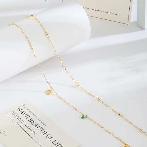 VIROMY Gold Waist Beads Chain for Women Waterproof Belly Chain Body Belt Chain Beach Accessories Body Women's Jewelry - style: Style A-GD