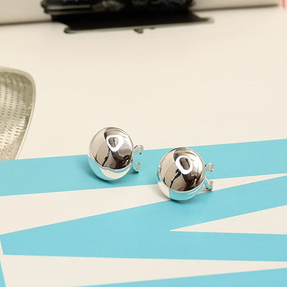 LeCalla 925 Sterling Silver Stud Earrings for Women | Pierced Omega Back Earring | Omega Earrings Jewelry Gift for Her, Wife | Daily Wear & Special Occasion Earring - color: Omega Back 01