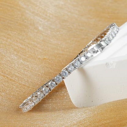 3MM Cubic Zirconia Tennis Bracelet for Women and Men, Classic Tennis Bracelet Small Wrist Size 6-7.5 inches - size: 6.5"