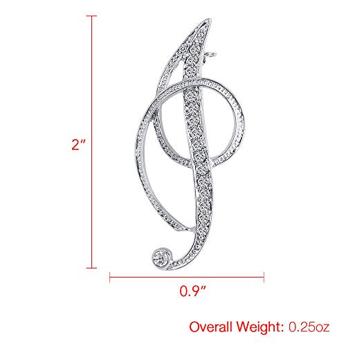 A-Z 26 Letters Pins Brooches Silver Plated Metal Broaches Pins-Clear Crystal Initial Breastpin - color: 1pcs-I