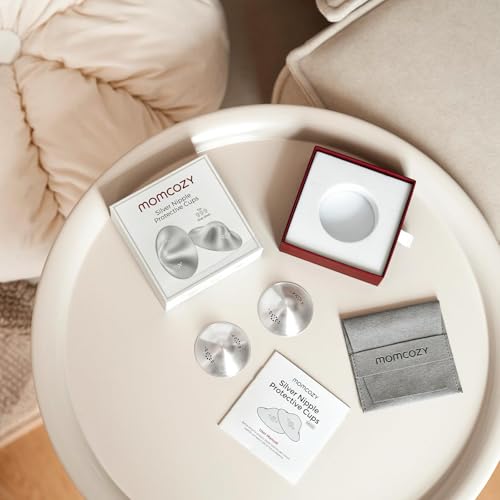 Momcozy 999 Silver Nursing Cups, Perforated Breathable Design,Regular Size - size: Regular-Hole
