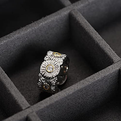 Oirlv Solid Wood Ring Jewelry Box Organizer Earrings Jewelry Drawer Organizer Tray with Lid (Grey 9 Grid Box) - color: Grey 9 Grid Box