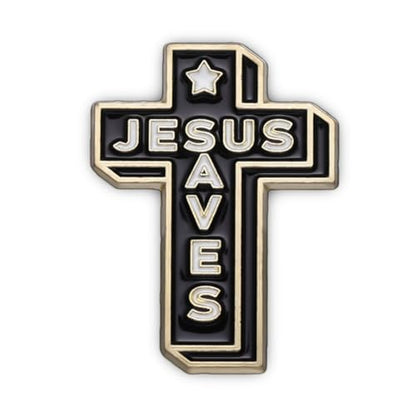 Enamel Pins, Cute Pins for Backpacks, Hat Pins, Novelty Brooch Pins, Backpack Pins, Lapel Pins for Men, Women, Girls, Boys. For Lanyard, Bags, Hats, Caps, Clothing - color: Jesus Saves