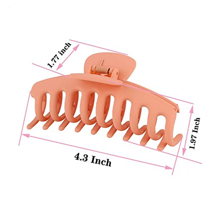 20PCS Large Hair Claws Clips for Thick Thin Hair No Slip Hair Clamps Strong Hold Hair Jaws Accessories for Women Girls