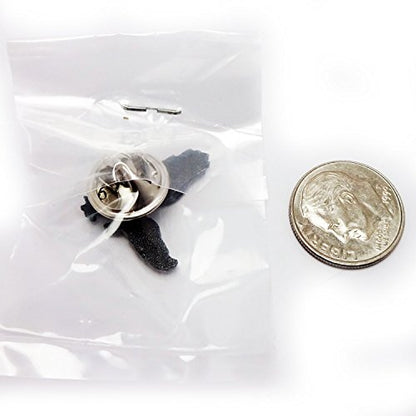 PinMart Patriotic Eagle Pin - Soaring American Eagle Enamel Lapel Pin - color: Nickel Antique Eagle, size: 1 Piece