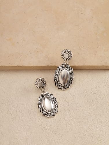 Gothic Floral Teardrop Dangle Earrings, Goth Vintage Boho Western Earrings, Christmas Jewelry Gift
