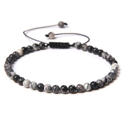 Healing Crystal Bracelets for Women Men Natural Stone Beaded Stretch Bracelet Handmade Gemstone Reiki Spiritual Jewelry Gifts