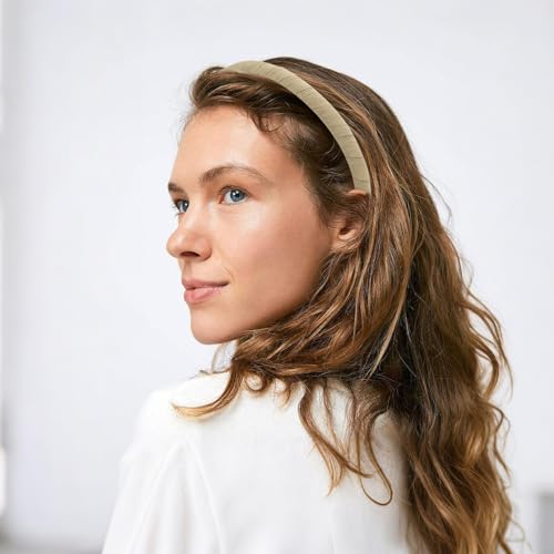 WHAVEL Headbands for Women - 5 Pack Thin Headband Non-Slip Fabric Hairband Fashion Head Bands for Women's Hair