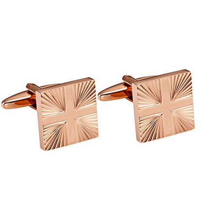 Urban Jewelry Mens Stainless Steel Nautical Knot Cufflinks Formal Wear | Nautical Cufflinks Stainless Steel Rust Resistant Finish Formal Wear Essential Business Style Essential Design - color: Abstract Cross Pattern Cufflinks