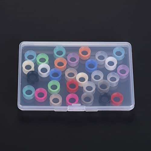 Xpircn 30Pcs Silicone Ear Gauges Flexible Ear Tunnels Plugs Stretchers Expander Double Flared Flesh Ear Piercing Jewelry for Women Men - style: Gauge:00G(10mm)