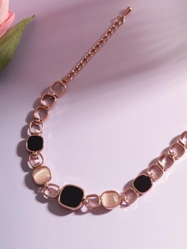 Geometric Metal Stone Bracelets, Trendy Personality Jewelry for Women - style: Bracelet BRAC.001