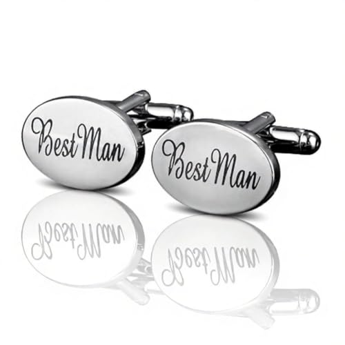 Wedding Cuff Links Mens, Wedding Cufflinks for Men, Black Cufflinks for Men, Silver Men’s Cuff links, Cufflinks Shirts for Men, Mens Cufflinks Dress Shirts Jewelry Gifts for Boys Dad Father from Bride - color: Wedding Cuff Links Mens G