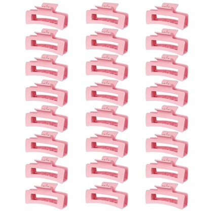 Hair Claw Clips,Hair Clips For Women,Large Hair Claw Clips For Thick Hair,Nonslip Matte Hair Clips Hair Accessories Women Girl Birthday Christmas Gift (24 Pink) - color: 24 Pink