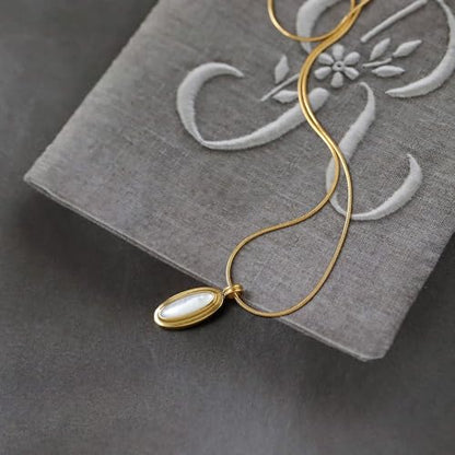 Tiger Eye Necklace, 14K Gold Natural Stone Necklace for Women, Adjustable Vintage Necklace for Spiritual Jewelry - style: Fashion and Vintage