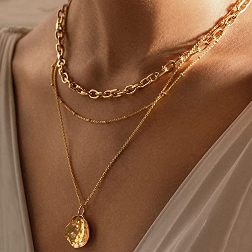 UMAOKANG Gold Plated Stainless Steel Cable Chain for Jewelry Making | 16.4 Feet PVD Gold Plating Permanent Jewelry Chain Chunky Oval Link Necklace Chains Bulk - color: Gold Cable