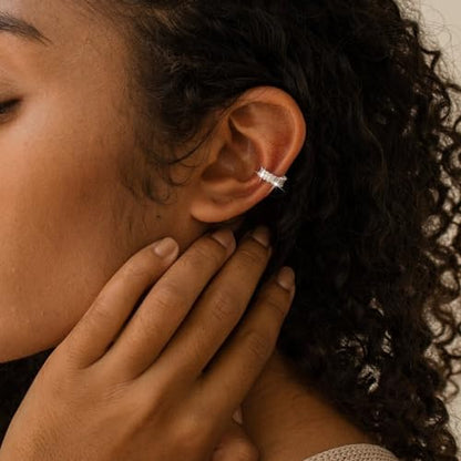 Ear Cuffs Non Piercing Ear Cuff Earrings for Women Gifts Trendy Stuff Clip on Cartilage Earrings Stacks Fake Earrings Jewelry Gifts - color: A1:2pcs thin ear cuff gold